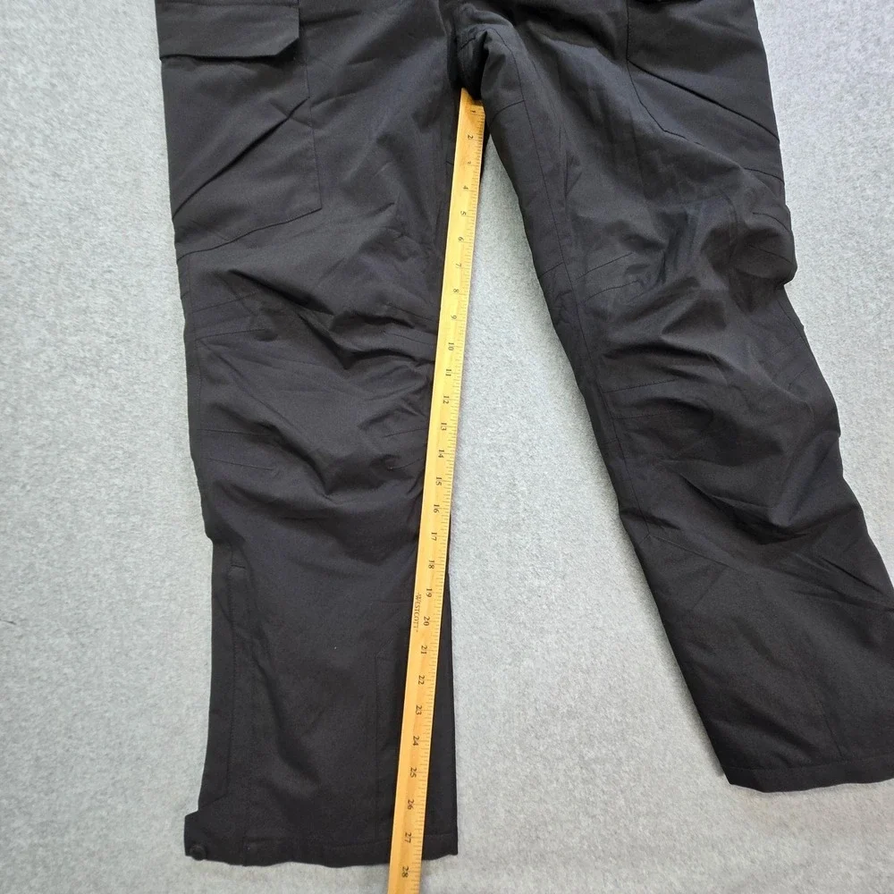 Free Soldier Snow Pants Mens Small Black Insulated Lined Ski Cargo Pockets